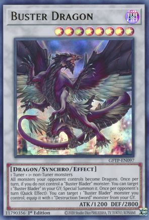 Buster Dragon [GFTP-EN097] Ultra Rare 