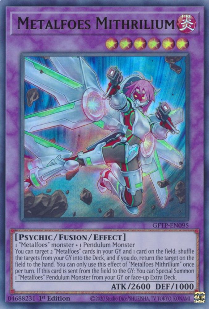 Metalfoes Mithrilium (GFTP-EN095) - Ultra Rare