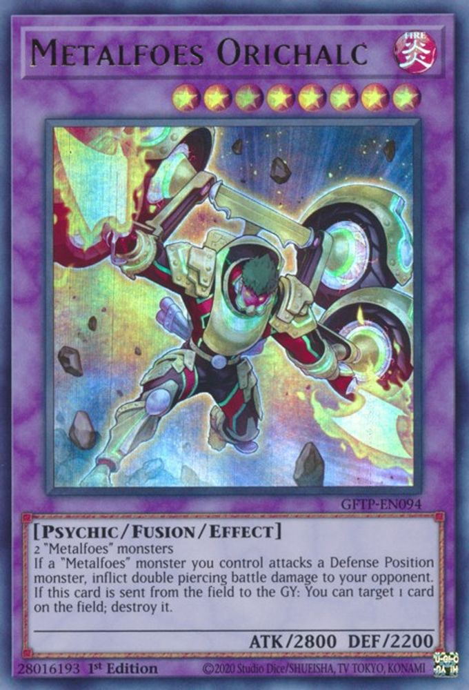 Metalfoes Orichalc (GFTP-EN094) - Ultra Rare