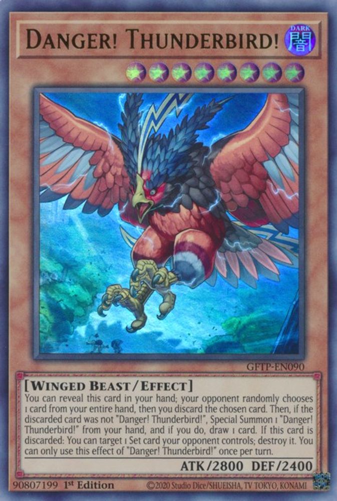Danger! Thunderbird! (GFTP-EN090) - Ultra Rare