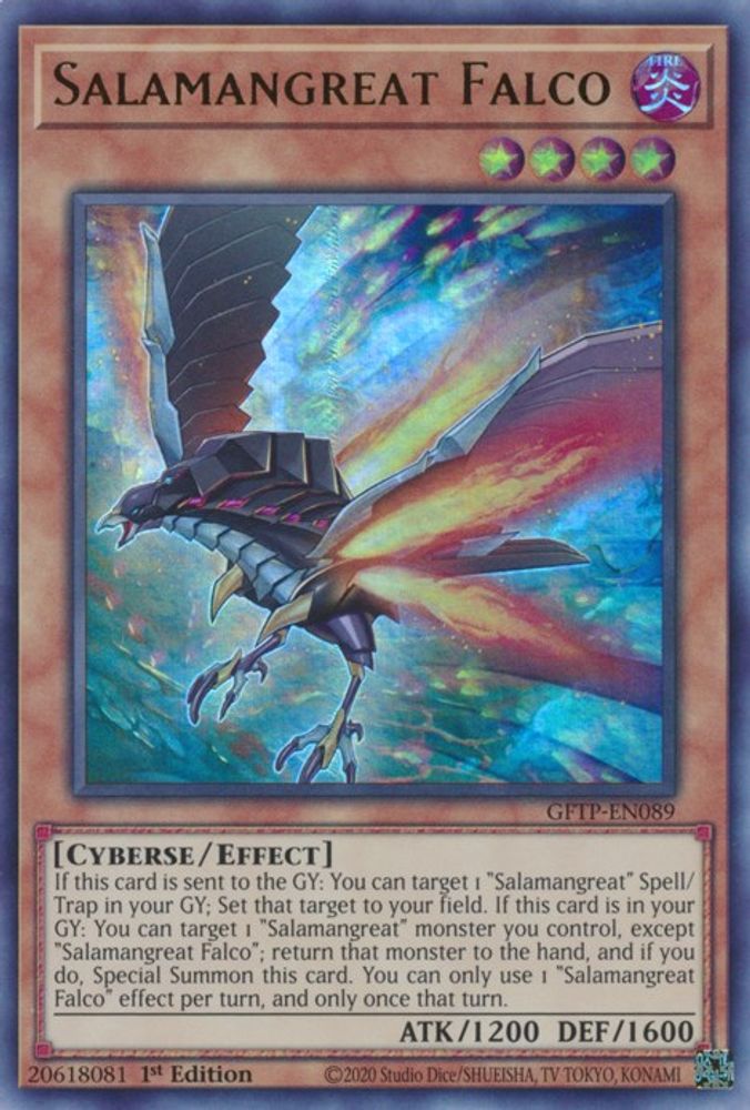 Salamangreat Falco (GFTP-EN089) - Ultra Rare