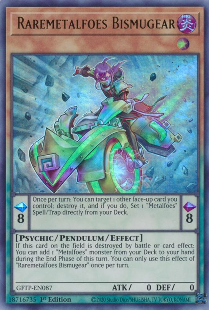 Raremetalfoes Bismugear (GFTP-EN087) - Ultra Rare