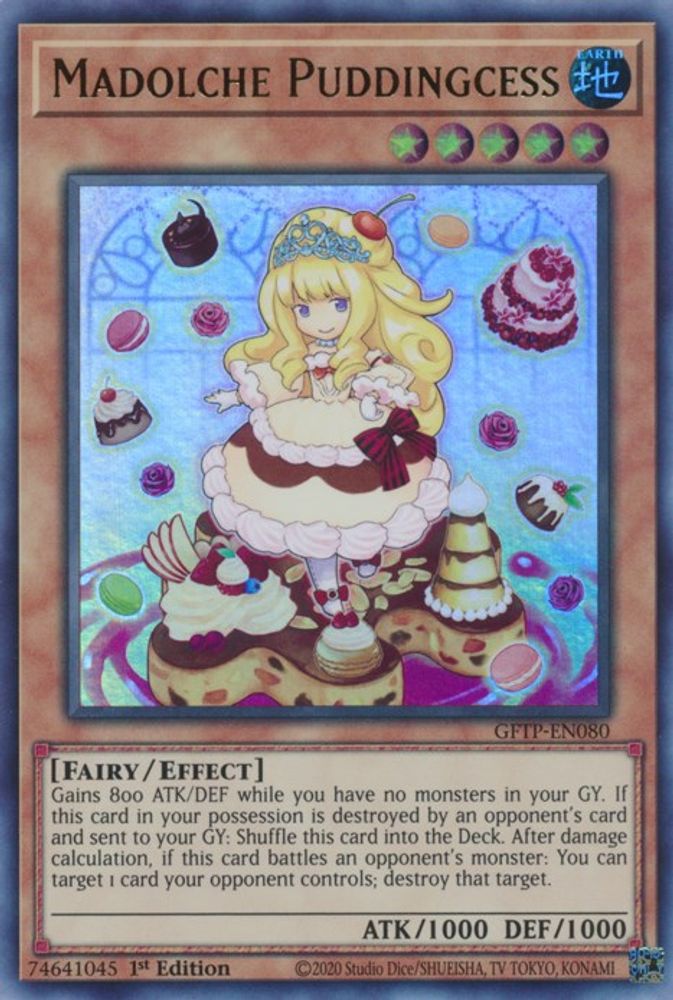 Madolche Puddingcess (GFTP-EN080) - Ultra Rare