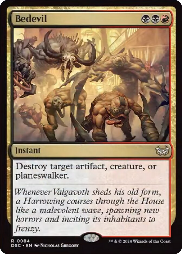 Bedevil (DSC-084) - Duskmourn: House of Horror Commander