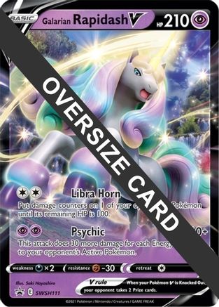 Galarian Rapidash V - SWSH111  - Holofoil - Promo