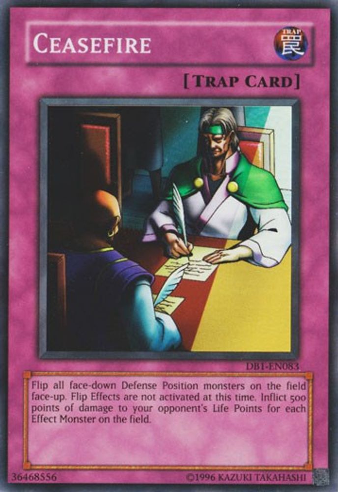 Ceasefire (DB1-EN083) - Super Rare