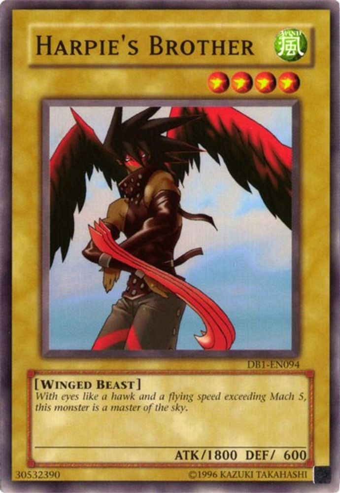Harpie's Brother (DB1-EN094) - Common
