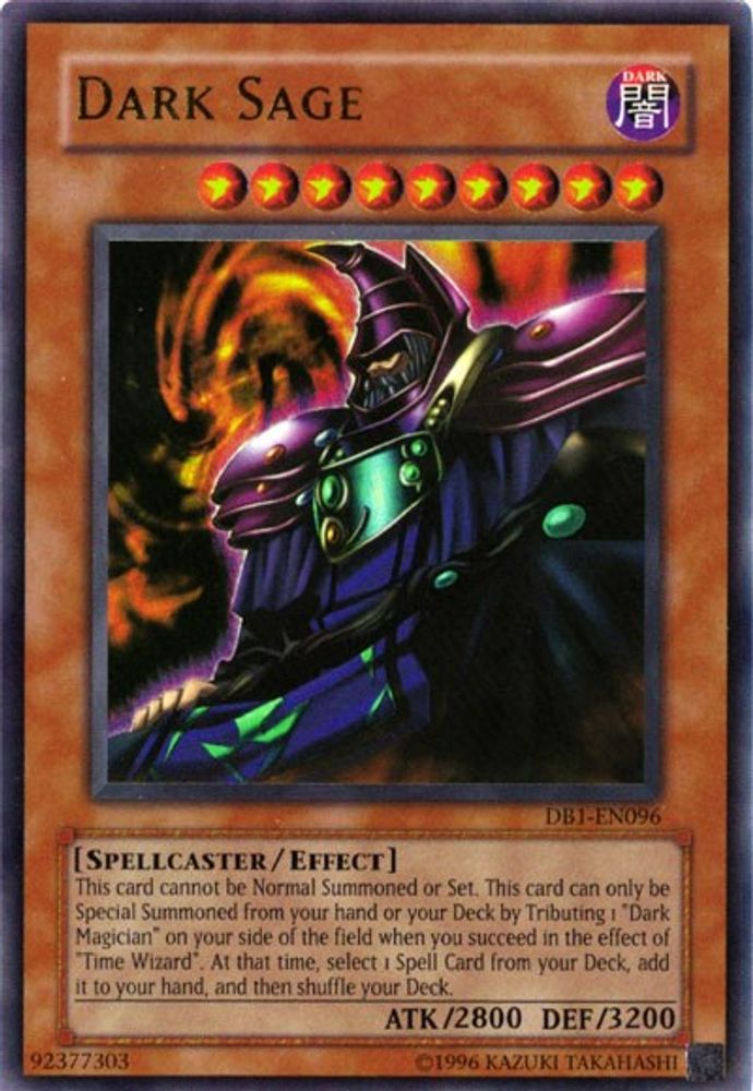 Dark Sage (DB1-EN096) - Ultra Rare