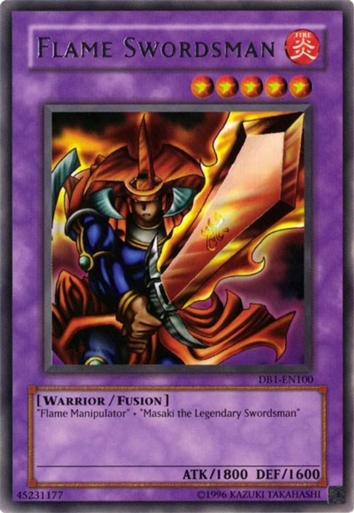 Épéiste de flammes [DB1-EN100] Rare 