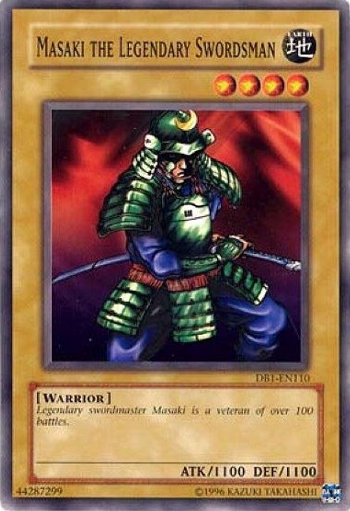 Masaki the Legendary Swordsman (DB1-EN110) - Common