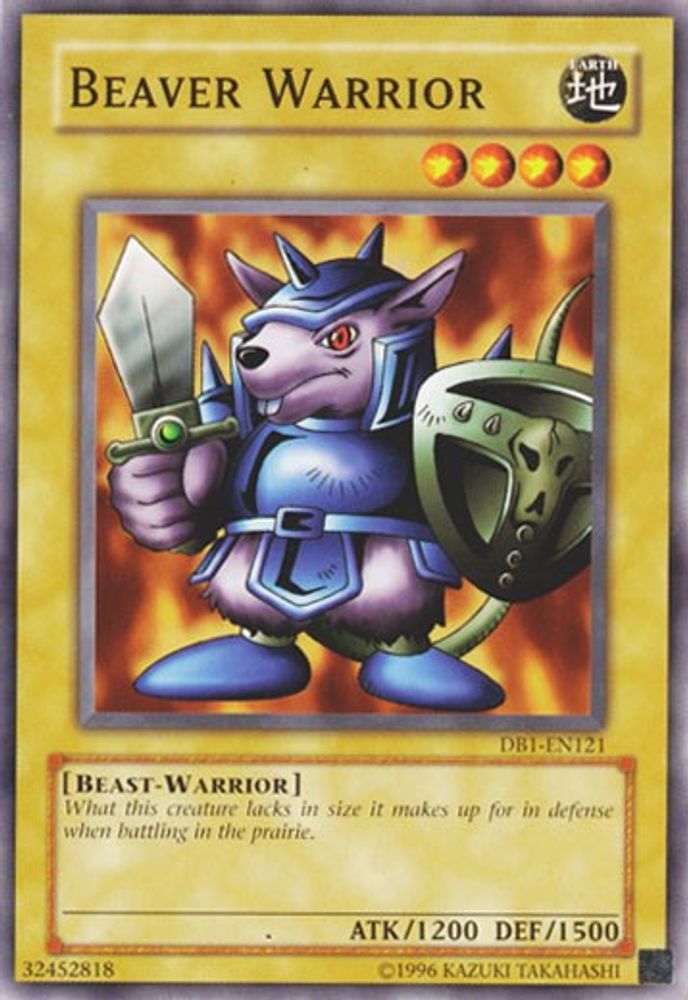 Beaver Warrior (DB1-EN121) - Common