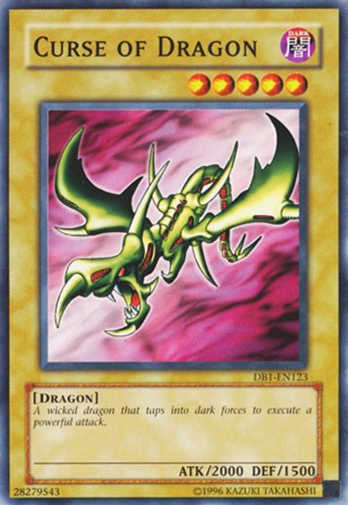 Curse of Dragon (DB1-EN123) - Common