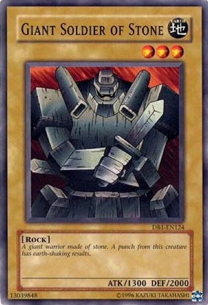 Giant Soldier of Stone (DB1-EN124) - Common