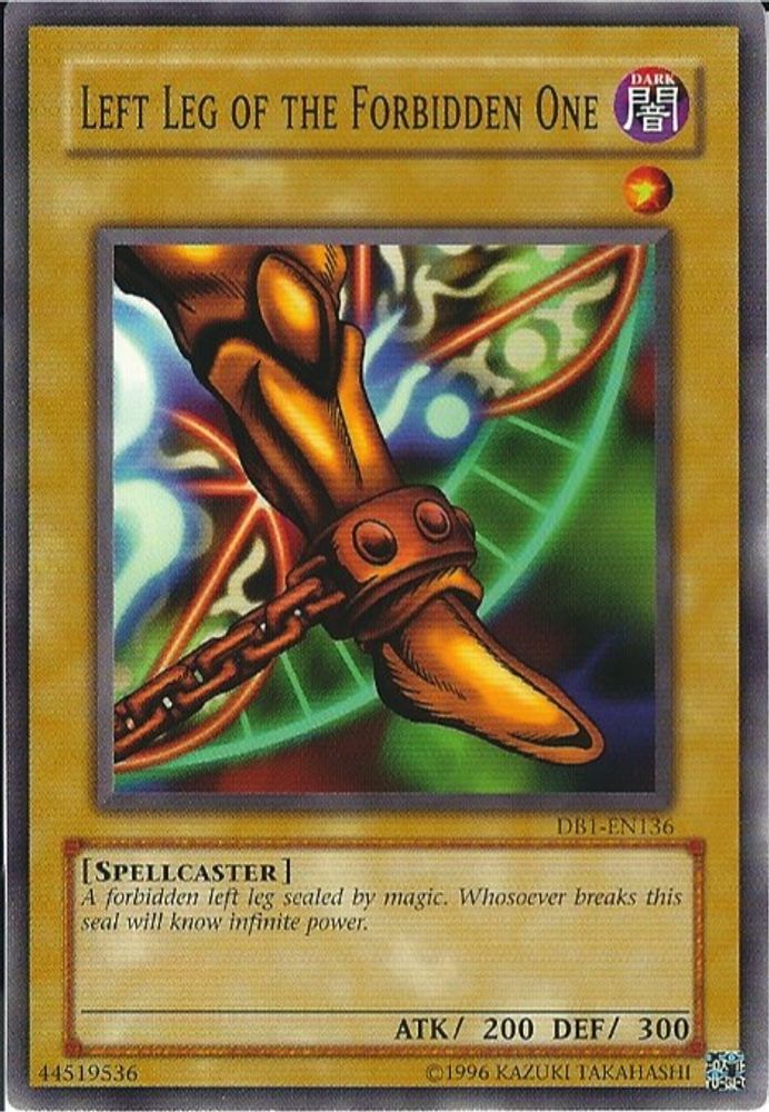 Left Leg of the Forbidden One (DB1-EN136) - Common