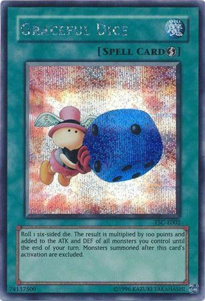 Graceful Dice (TSC-E002) - Prismatic Secret Rare
