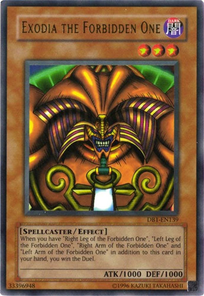 Exodia the Forbidden One (DB1-EN139) - Ultra Rare