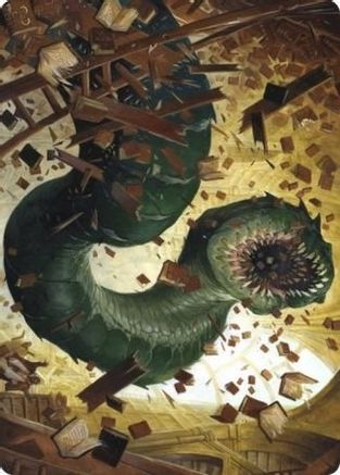 Bookwurm Art Card (ASSTX-014) - Art Series: Strixhaven