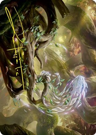 Emergent Sequence Art Card (Gold-Stamped Signature) (ASSTX-017) - Art Series: Strixhaven