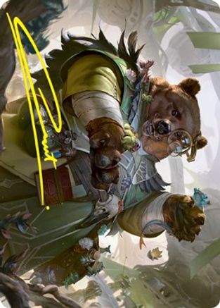 Professor of Zoomancy Art Card (Gold-Stamped Signature) (ASSTX-018) - Art Series: Strixhaven