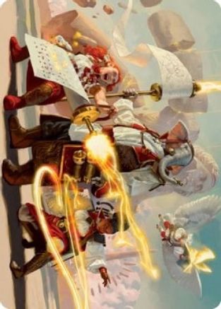 Lorehold Command Art Card (ASSTX-031) - Art Series: Strixhaven