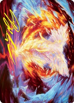 Magma Opus Art Card (Gold-Stamped Signature) (ASSTX-032) - Art Series: Strixhaven