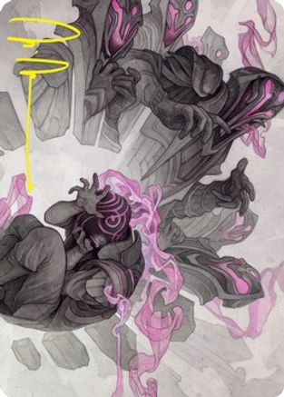 Rise of Extus Art Card (Gold-Stamped Signature) (ASSTX-037) - Art Series: Strixhaven