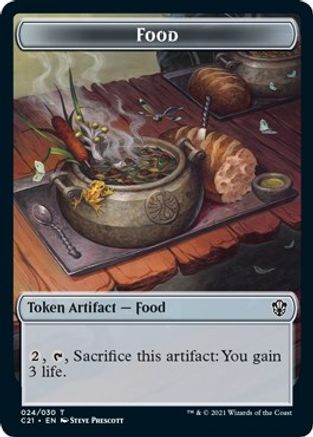 Food // Pest Double-Sided Token (C21-24 // 5) - Commander 2021