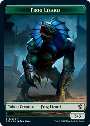 Frog Lizard // Elephant Double-Sided Token (C21-14 // 13) - Commander 2021