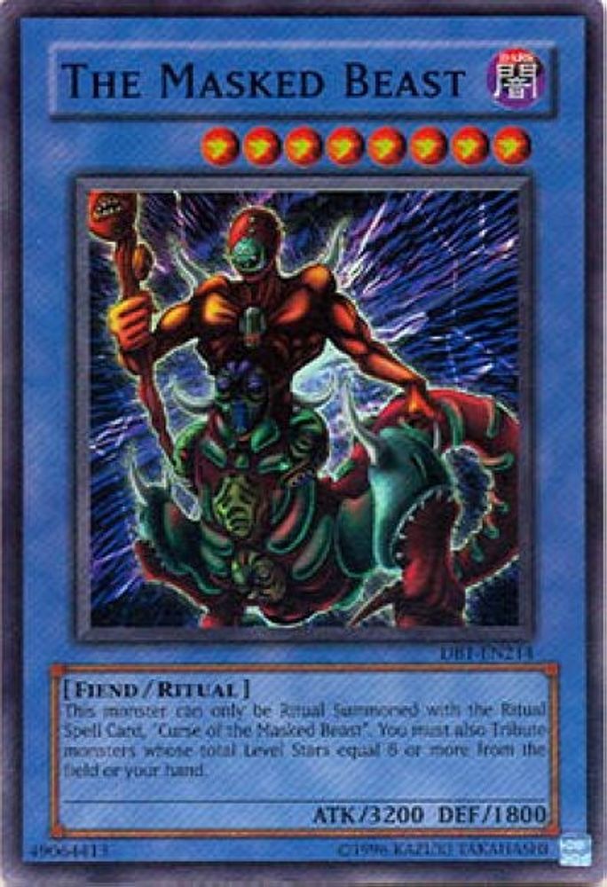 The Masked Beast (DB1-EN214) - Super Rare