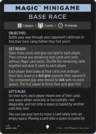 Magic Minigame: Base Race (KHM-001) - Kaldheim