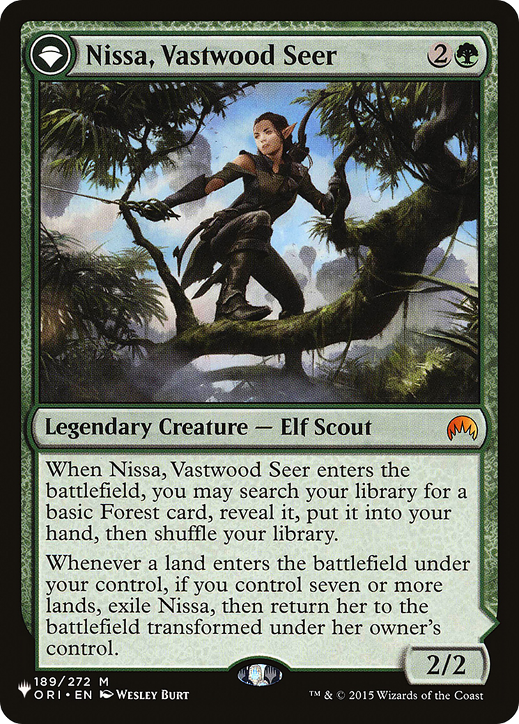 Nissa, voyante de Vastwood // Nissa, sage animiste [Secret Lair: From Cute to Brute] 