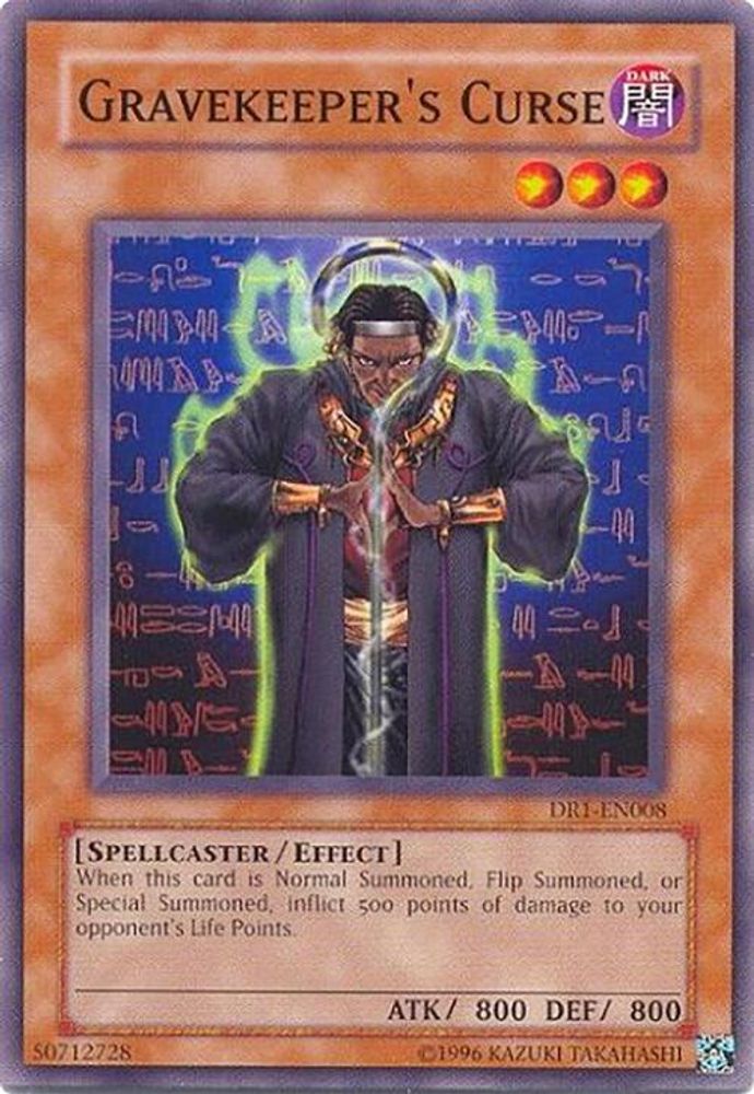 Gravekeeper's Curse (DR1-EN008) - Common
