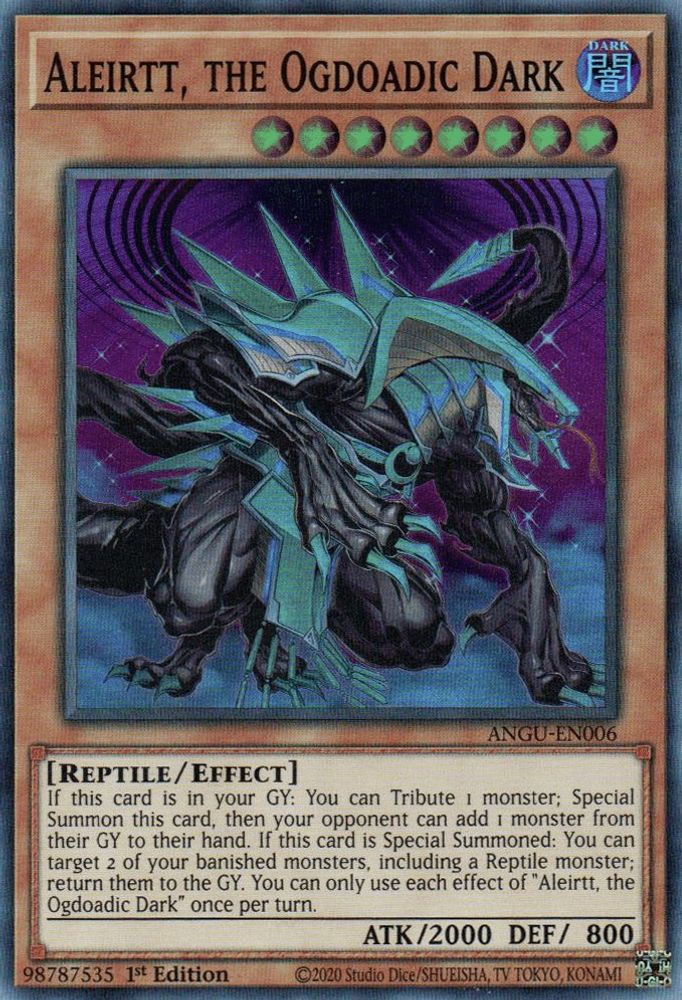 Aleirtt, the Ogdoadic Dark (ANGU-EN006) - Super Rare