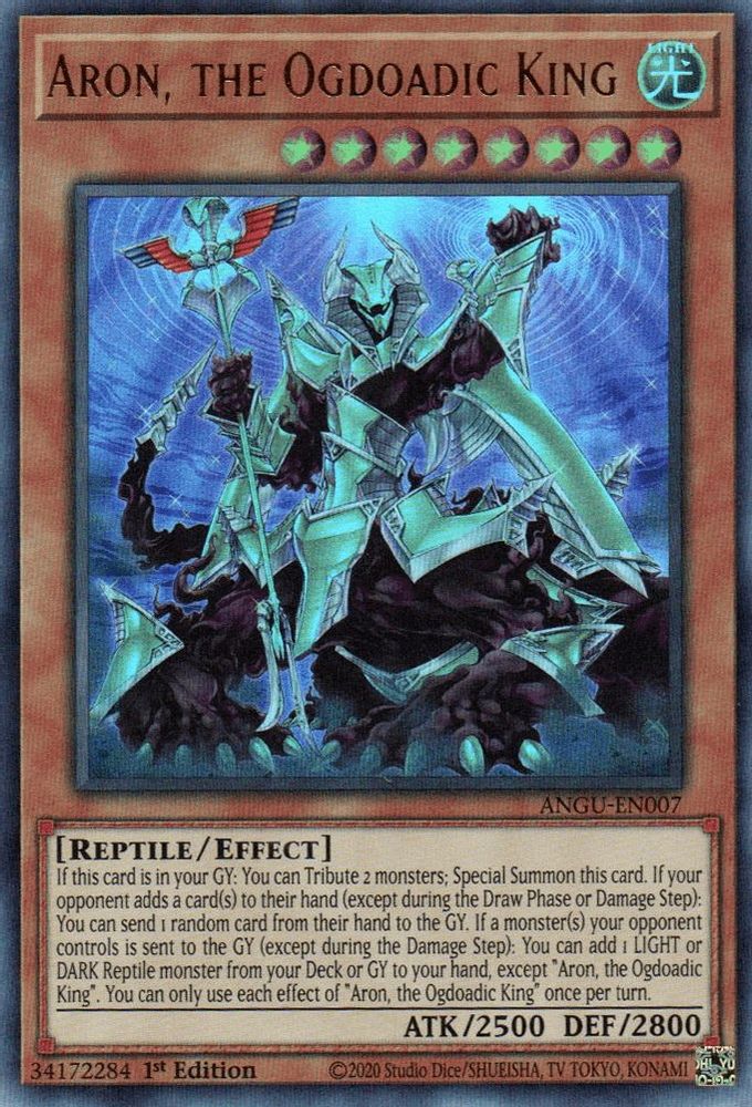 Aron, the Ogdoadic King (ANGU-EN007) - Ultra Rare