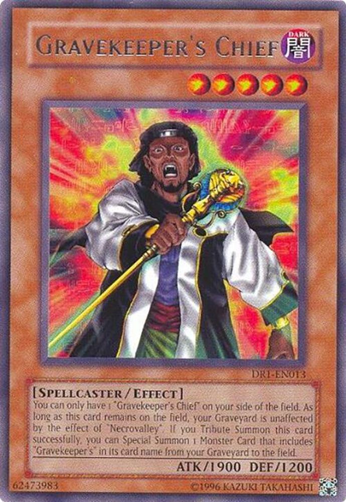 Gravekeeper's Chief (DR1-EN013) - Rare