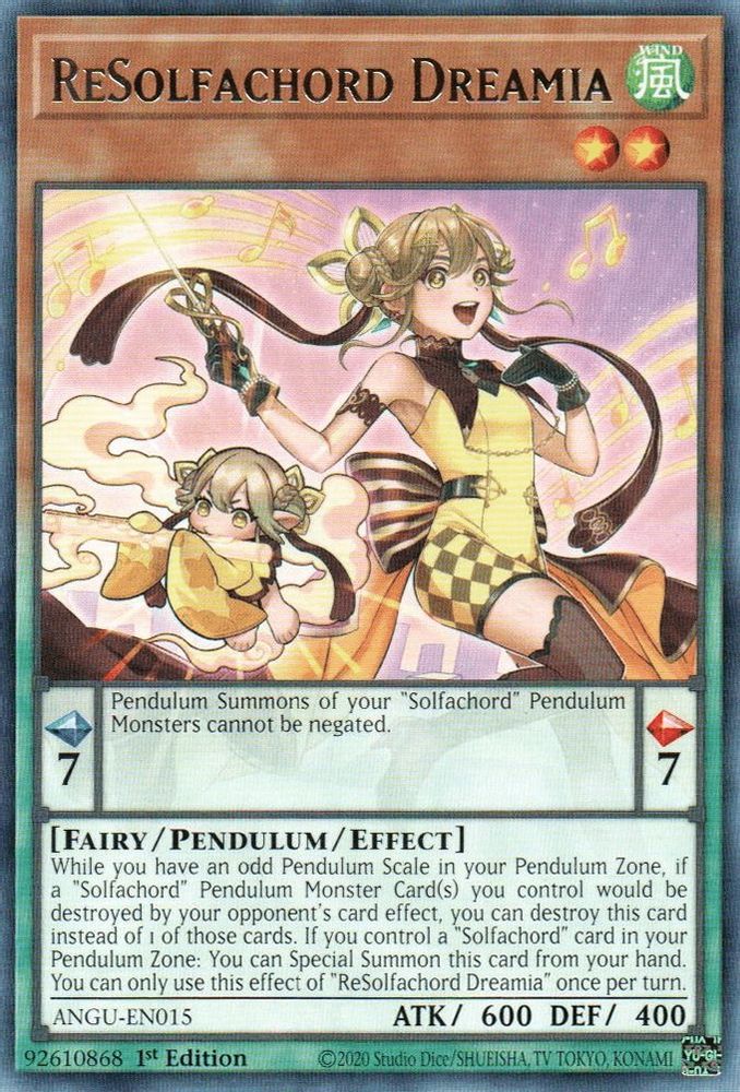 ReSolfachord Dreamia (ANGU-EN015) - Rare