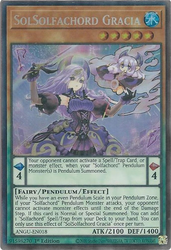 SolSolfachord Gracia (CR) (ANGU-EN018) - Collector's Rare