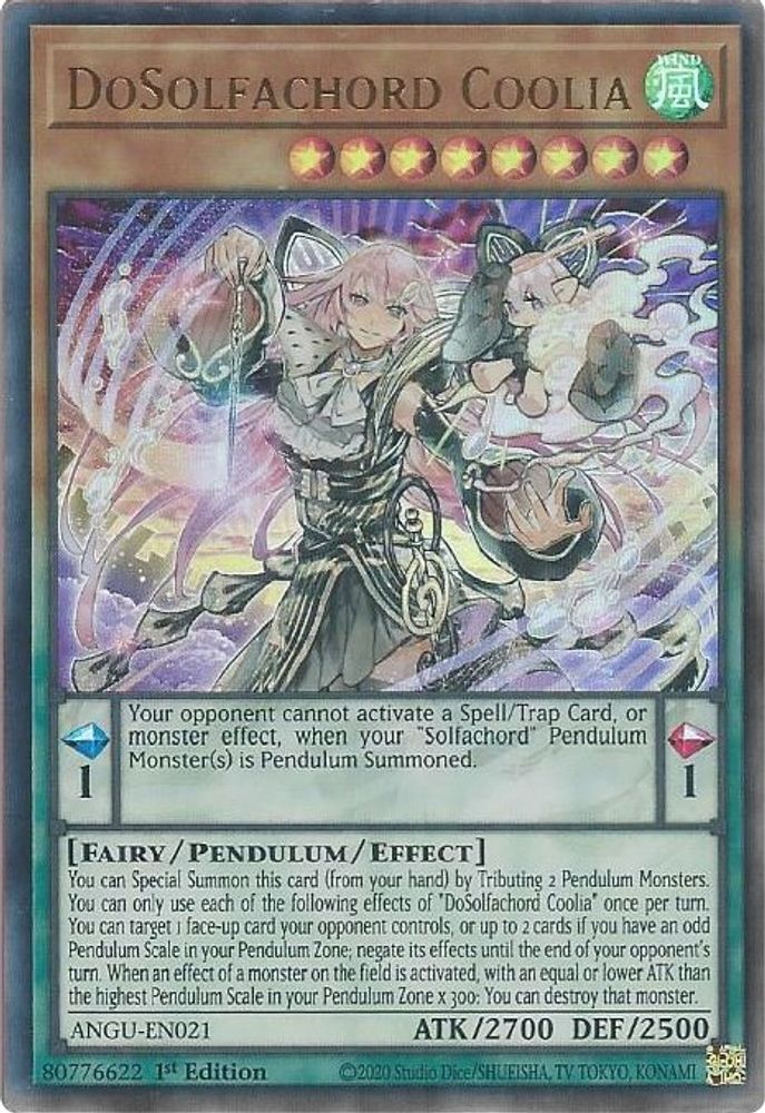 DoSolfachord Coolia (ANGU-EN021) - Ultra Rare