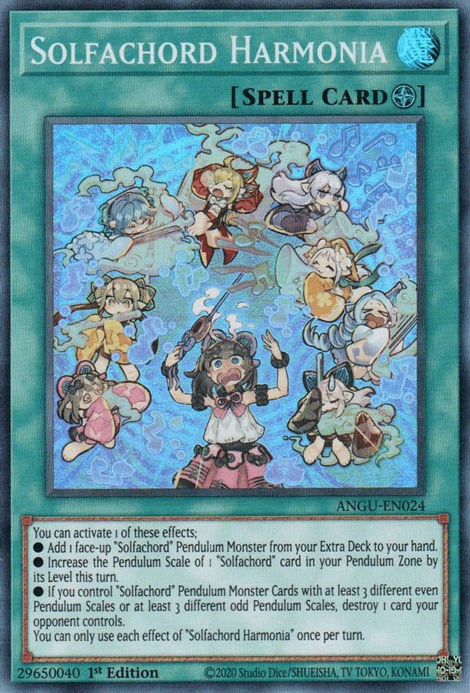 Solfachord Harmonia (ANGU-EN024) - Super Rare
