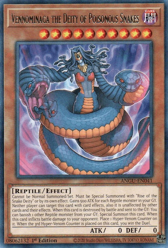 Vennominaga the Deity of Poisonous Snakes (ANGU-EN041) - Rare