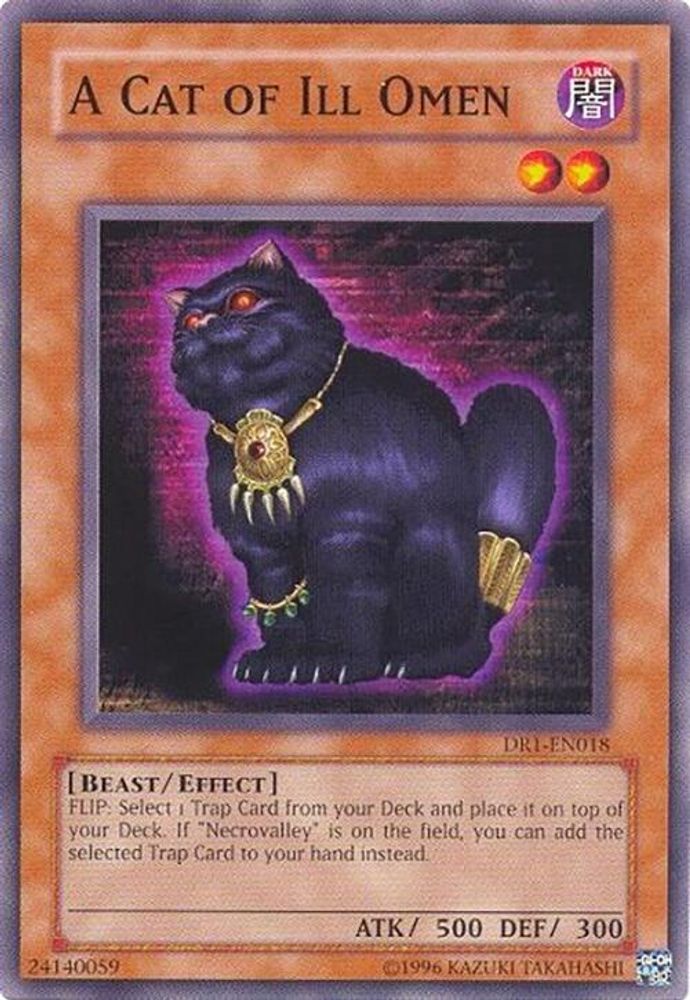 A Cat of Ill Omen (DR1-EN018) - Common
