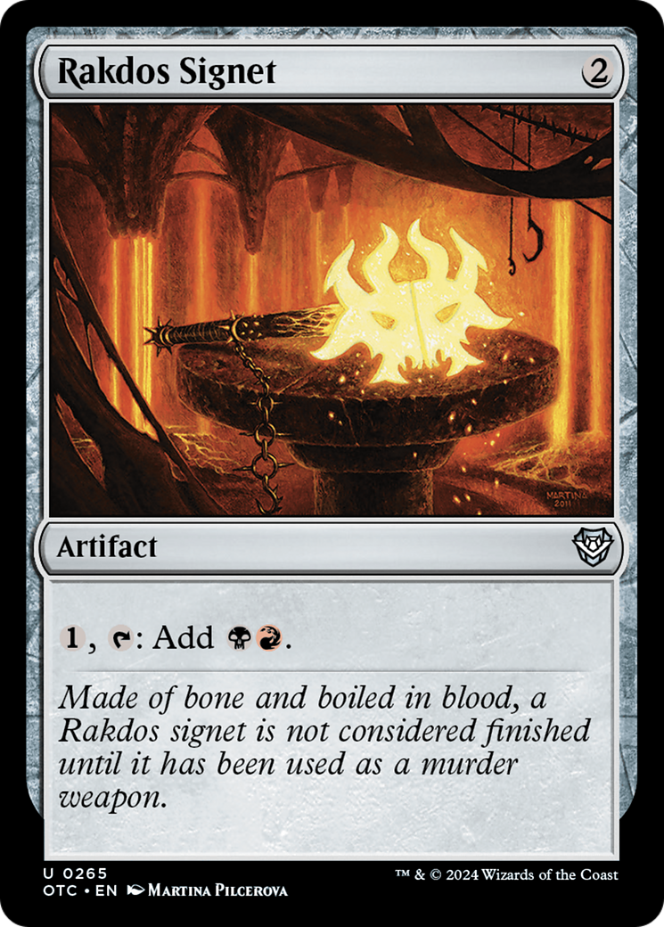 Sceau de Rakdos [Commandant des hors-la-loi de Thunder Junction] 