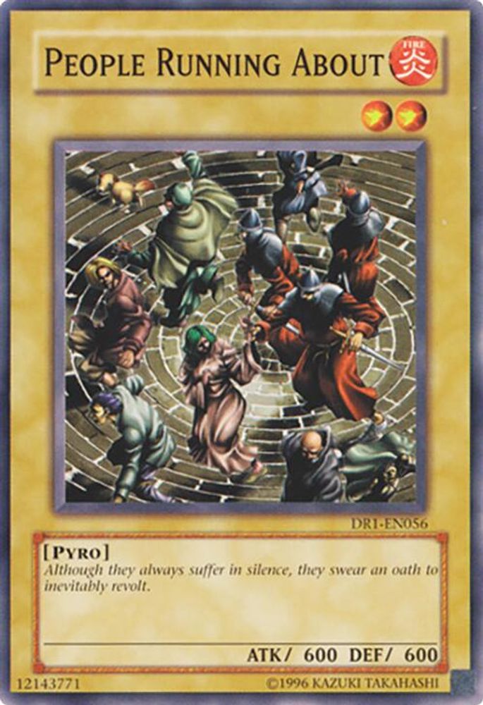 People Running About (DR1-EN056) - Common