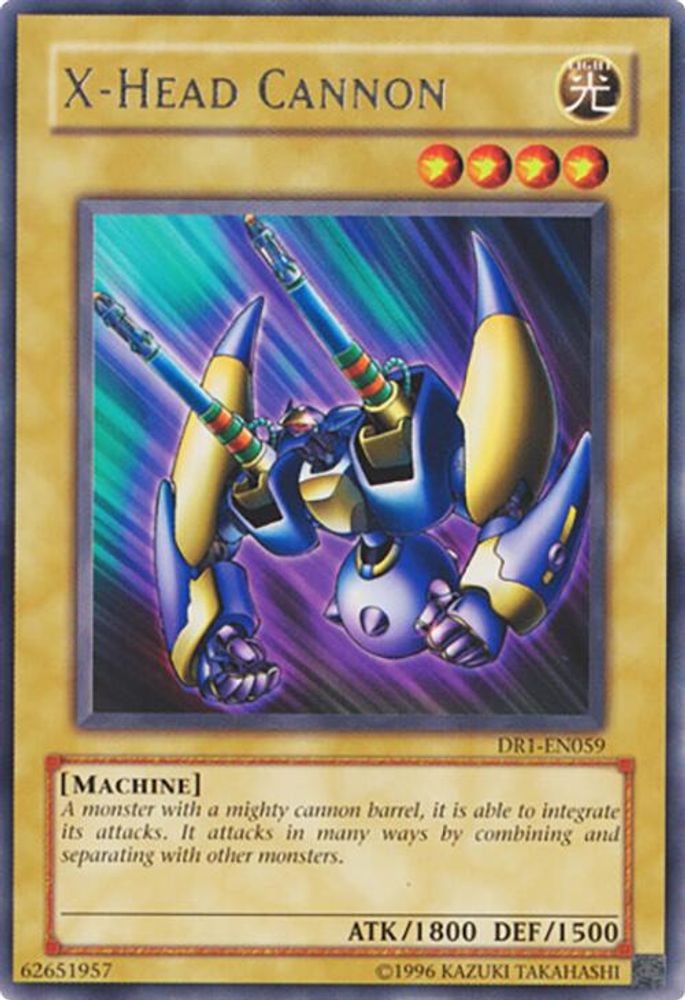 X-Head Cannon (DR1-EN059) - Rare