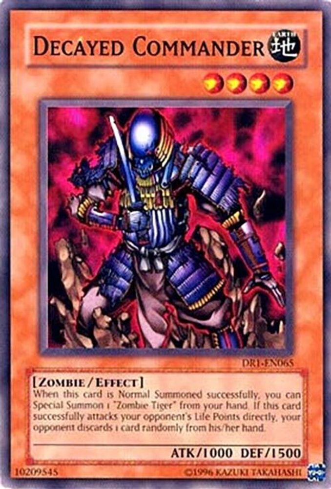 Decayed Commander (DR1-EN065) - Common
