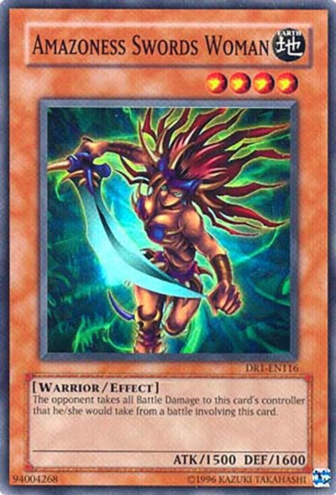 Amazoness Swords Woman [DR1-EN116] Super Rare 