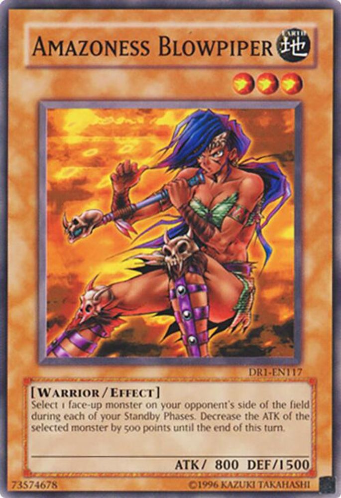 Amazoness Blowpiper (DR1-EN117) - Common
