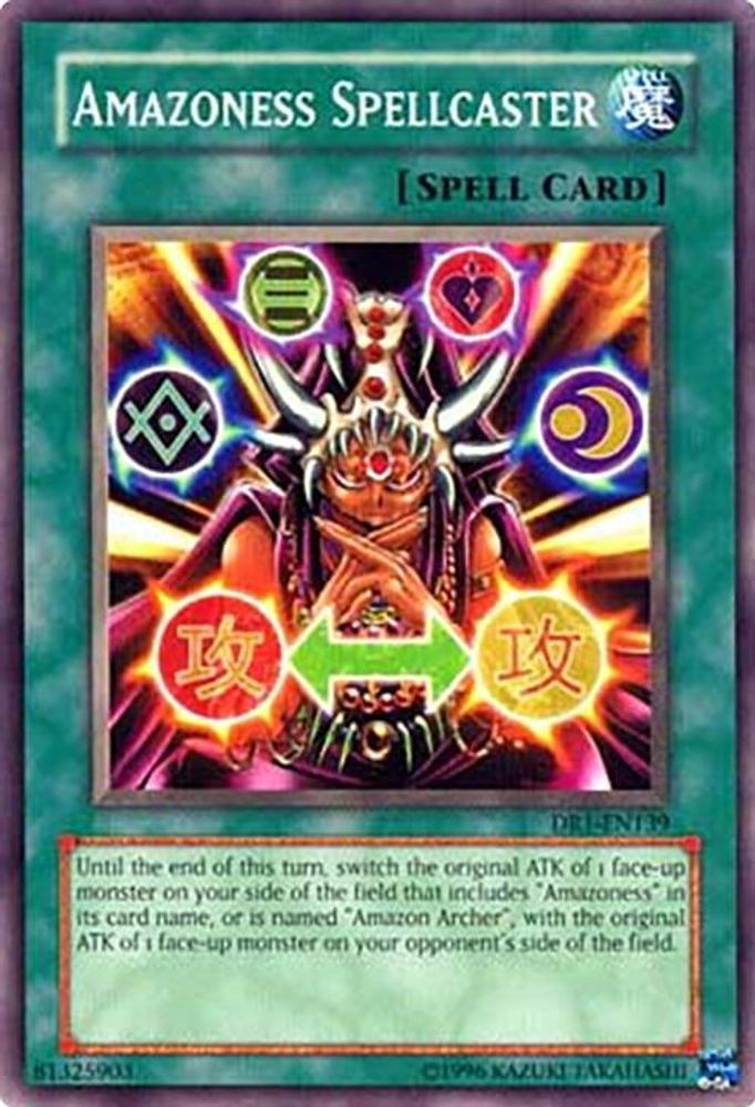Amazoness Spellcaster (DR1-EN139) - Common