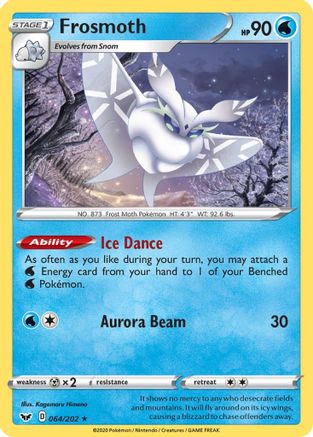 Frosmoth - 064/202 (Non-Holo)/202  - Rare