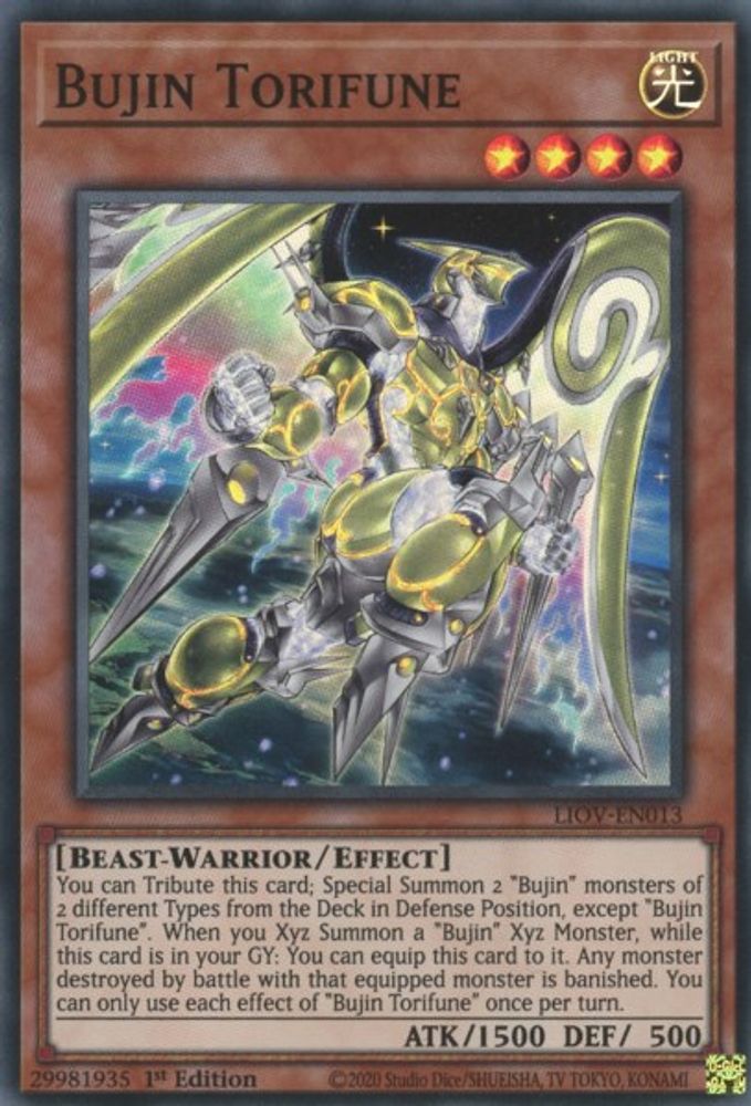 Bujin Torifune (LIOV-EN013) - Super Rare